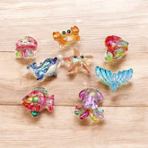 Glitter Sea Creatures Beads Mix